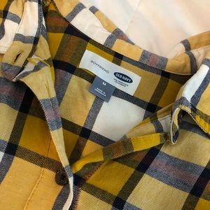 Old Navy Mustard plaid tunic
